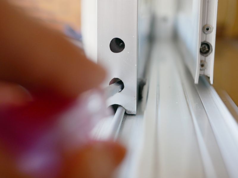 Repaired Door Hardware